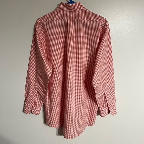 Men’s Brooks Brothers Madison 15.5-33 Red Gingham Long Sleeve 100% Supima Cotton - Picture 2 of 6